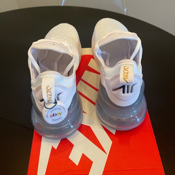 Nike air max 270 metallic gold white sneakers - Picture 4 of 8